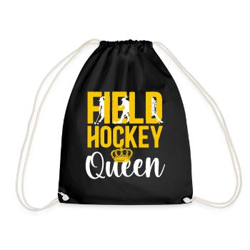 Field Hockey Queen Field Hockey - Turnbeutel - Schwarz - Vorne