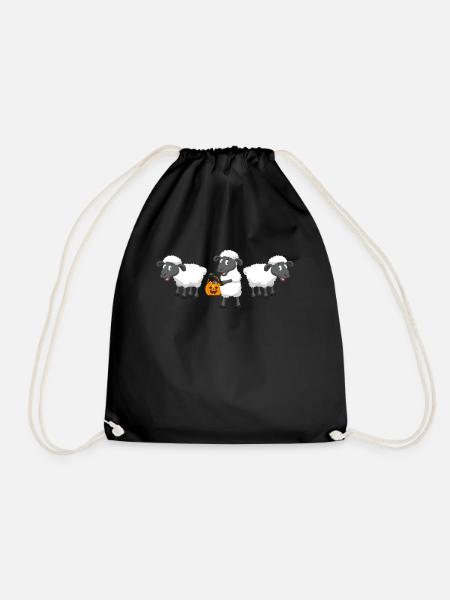 Funny Halloween Sheep Halloween Sheep - Turnbeutel - Schwarz