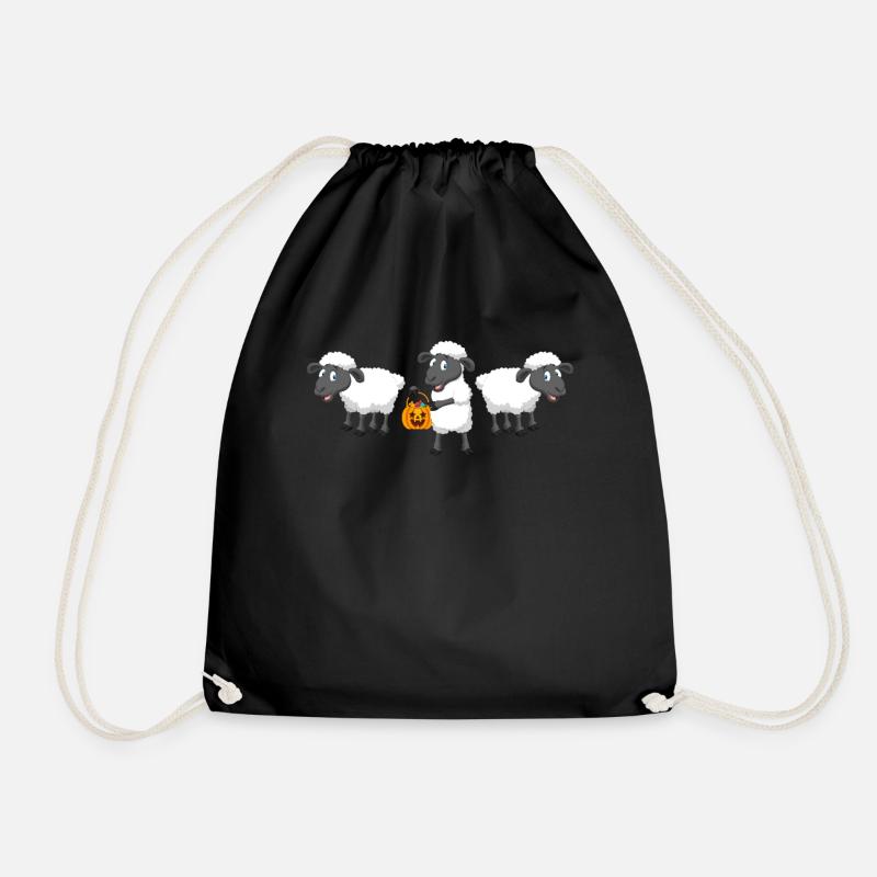 Funny Halloween Sheep Halloween Sheep - Turnbeutel - Schwarz