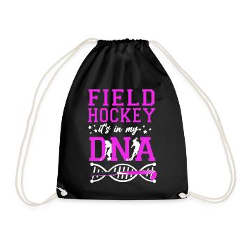 Field Hockey Field Hockey It's In - Turnbeutel - Schwarz - Vorne