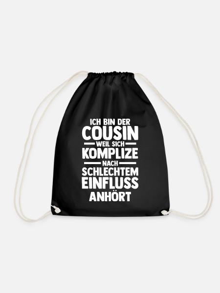 Cousins Cousin - Turnbeutel - Schwarz