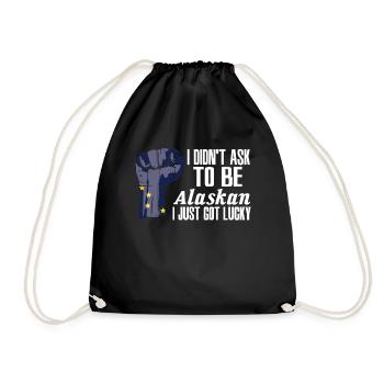 Alaska Américain U.S. Patriot USA Cultivé Alaska - Sac de sport léger - noir - Devant