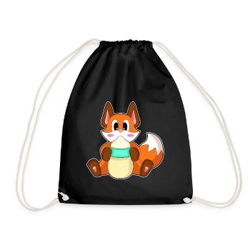 Biberon de lait pour bébé Fox - Sac de sport léger - noir - Devant