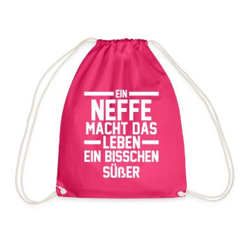 Neffe - Turnbeutel - Fuchsia - Vorne
