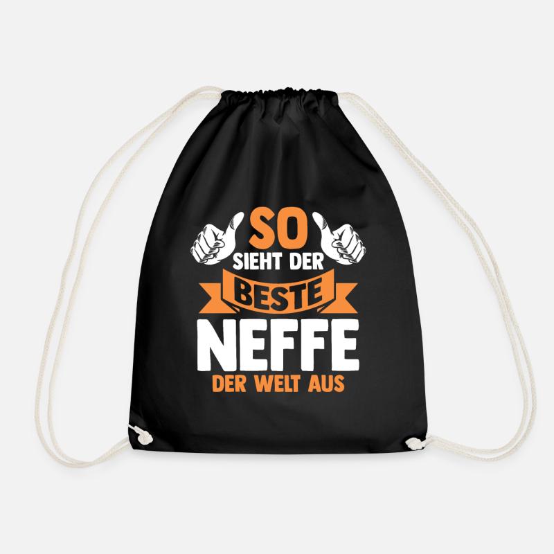 Bester Neffe - Turnbeutel - Schwarz
