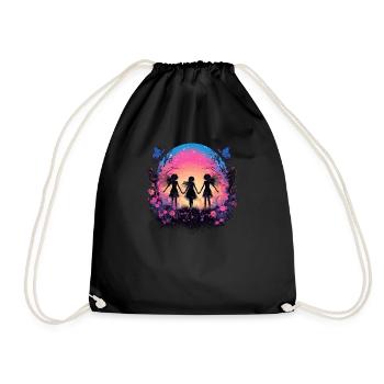 jardinier, jardinier, paysagiste, jardinage - Sac de sport léger - noir - Devant