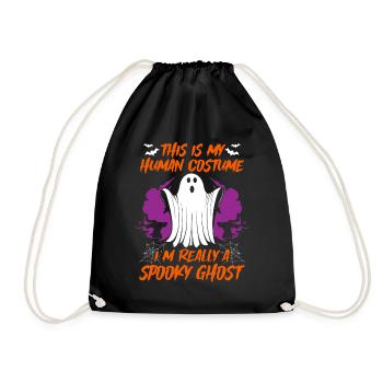 Je suis vraiment un fantôme effrayant - Fantôme drôle d’Halloween - Sac de sport léger - noir - Devant