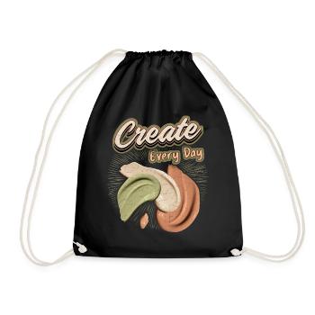Artiste, Artistique, Peintre Dicton Drôle - Sac de sport léger - noir - Devant