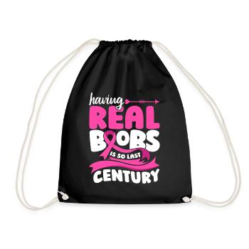 Breast Cancer Survivor Pin Breast Cancer - Drawstring Bag - black - Front