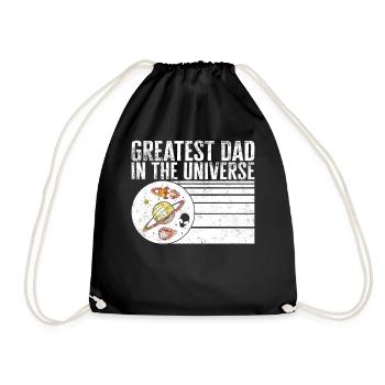 Père chemise, le plus grand papa dans l’univers Tee, - Sac de sport léger - noir - Devant