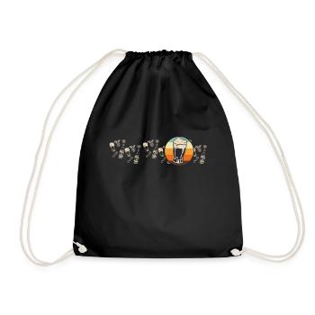Home Brewing Craft Beer Hops Beer Enthusiast - Drawstring Bag - black - Front