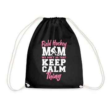 Maman de hockey sur gazon Maman de hockey sur gazon - Sac de sport léger - noir - Devant