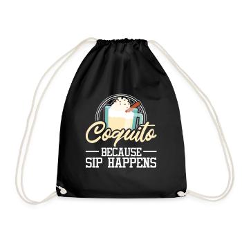 Puerto Rico Puerto Rican - Drawstring Bag - black - Front