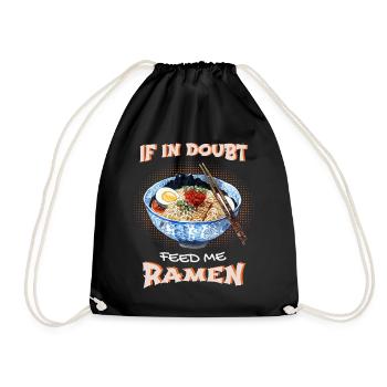 Drôle de dicton de ramen, Japon - Sac de sport léger - noir - Devant