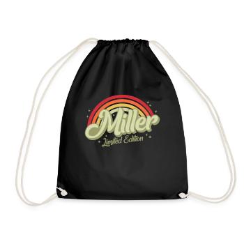 Bauernhemd, Miller Limited Edition Vintage - Turnbeutel - Schwarz - Vorne
