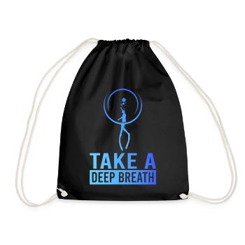 Diving, Freediving, Apnea No Limit Freediving - Drawstring Bag - black - Front