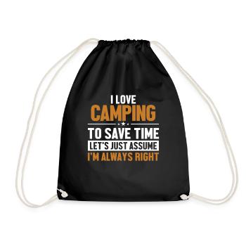 Camping Supposons que j’ai raison Zelten Glamping - Sac de sport léger - noir - Devant