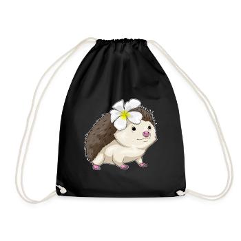 Plumeria hérisson - Sac de sport léger - noir - Devant