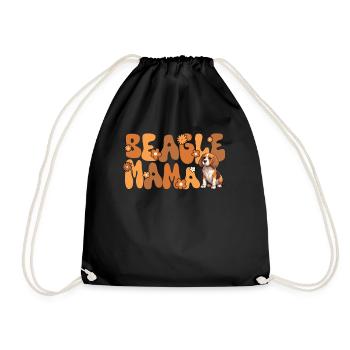 Beagle Groovy Beagle maman - Sac de sport léger - noir - Devant