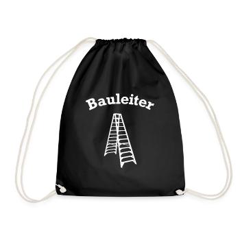 Construction Manager Head of Pun Building House Construction Construction Site - Drawstring Bag - black - Front