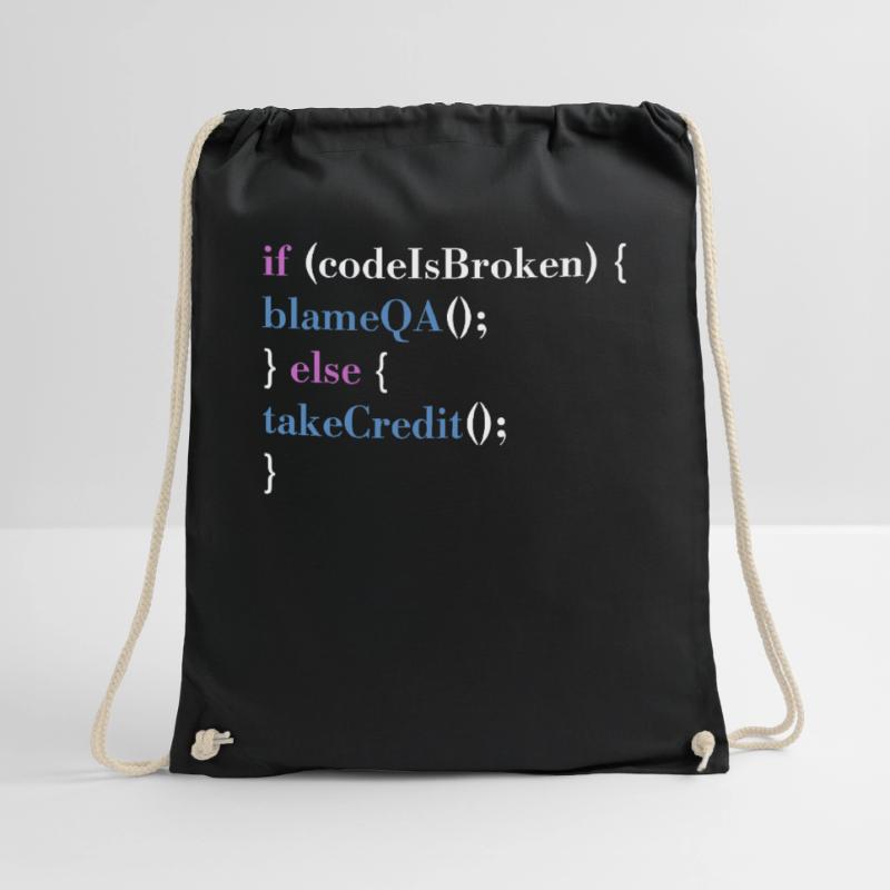 Programmer QA Saying Computer Programming Turnbeutel
