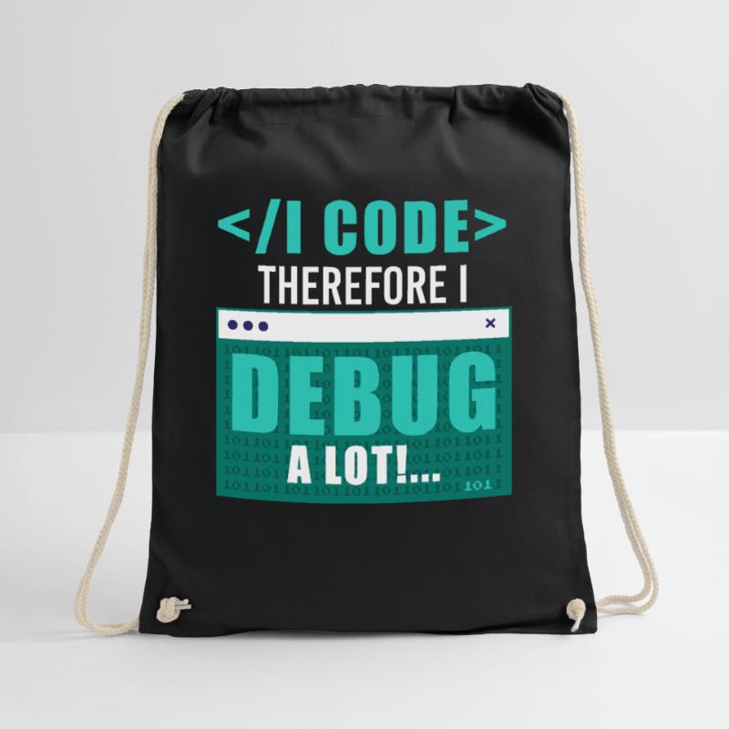 I Code Therefore I Debug Programming Computer Prog Turnbeutel