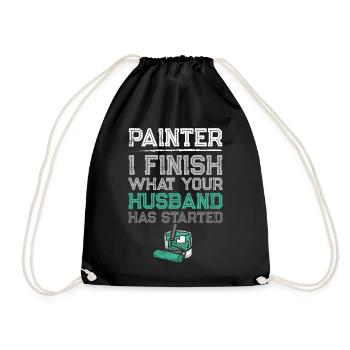 House Painter Decorator Painter I - Drawstring Bag - black - Front