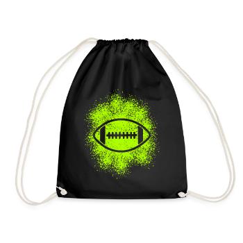 Football américain - Sac de sport léger - noir - Devant
