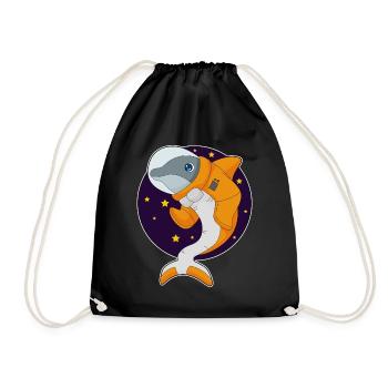 Dauphin Astronaute Espace - Sac de sport léger - noir - Devant