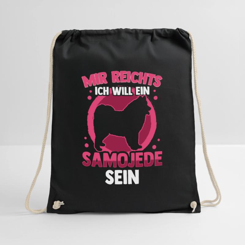 Ich will ein Samojede sein Samojedenspitz Turnbeutel