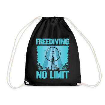 Plongée, Apnée, Apnée No Limit Apnée - Sac de sport léger - noir - Devant