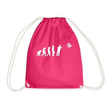 Darts Dartscheibe Dartpfeile Dartspiel Evolution - Turnbeutel - Fuchsia - Vorne