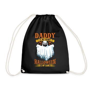 Papa est mon nom Halloween est mon jeu - Daddy Hall - Sac de sport léger - noir - Devant