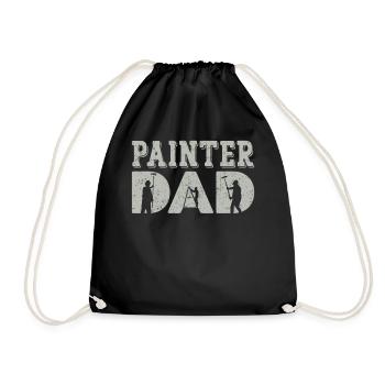 House Painter Decorator Painter - Drawstring Bag - black - Front