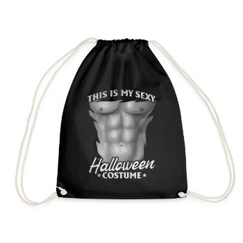 This Is My Sexy Halloween Costume - Funny Hallowee - Turnbeutel - Schwarz - Vorne