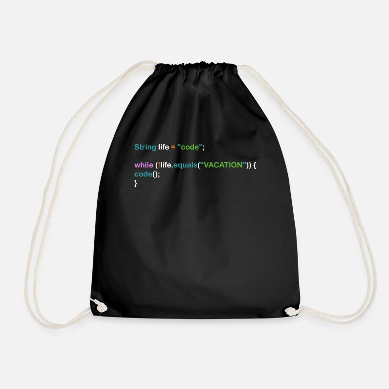 Funny Programmer Nerd Computer Science Programming - Turnbeutel - Schwarz