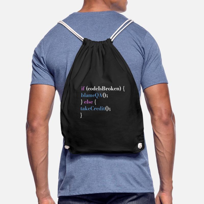 Programmer QA Saying Computer Programming Turnbeutel