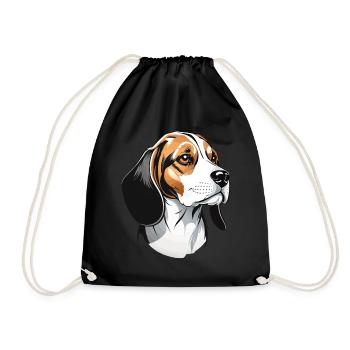 Beagle Streetwear Style Dog Lover Design - Sac de sport léger - noir - Devant