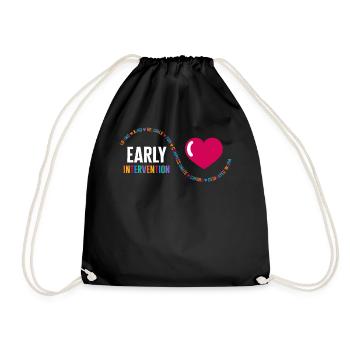Chemise d’enseignant, type d’intervention précoce fiable - Sac de sport léger - noir - Devant