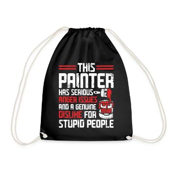 House Painter Decorator This - Drawstring Bag - black - Front