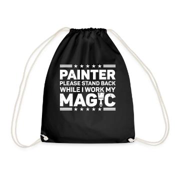 House Painter Decorator Painter - Turnbeutel - Schwarz - Vorne