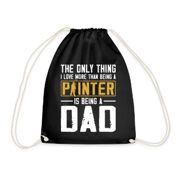 House Painter Decorator Dad The - Drawstring Bag - black - Front