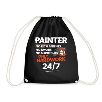 House Painter Decorator Painter No - Turnbeutel - Schwarz - Vorne
