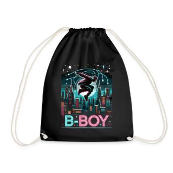 Breakdance Breakdancer Breakdance Enfants - Sac de sport léger - noir - Devant