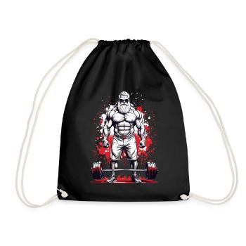 Eiserner Veteran Bodybuilding Ästhetik Kraftsport - Turnbeutel - Schwarz - Vorne
