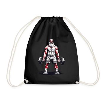 Senior Musculation Musculation Grand-père Force - Sac de sport léger - noir - Devant