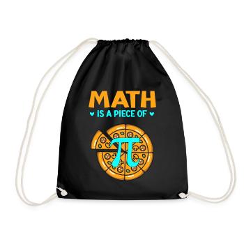 Pi day 3.14 Les mathématiques sont un morceau de pizza Bitcoin Start - Sac de sport léger - noir - Devant