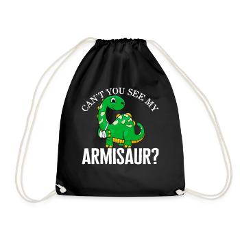 Chemise de récupération de fracture, ne pouvez-vous pas voir mon - Sac de sport léger - noir - Devant