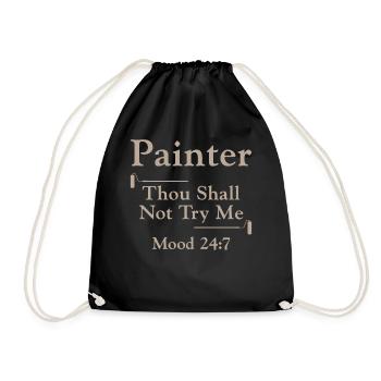 Bible du peintre en bâtiment décorateur - Sac de sport léger - noir - Devant