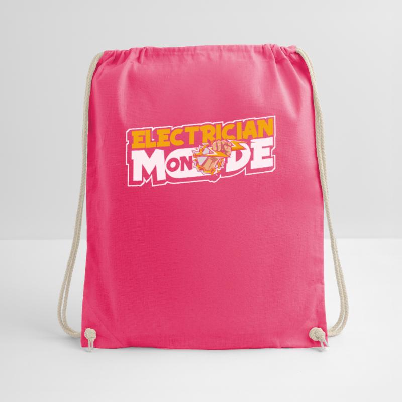 Electrician Mode On Electrical Engineer Electronics Technician Drawstring Bag
